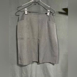 Vintage Easy Pieces Black Short Pencil Skirt With Pockets Size 11